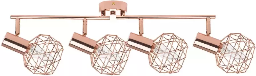 Beliani Chenab Plafondlamp-koper-metaal