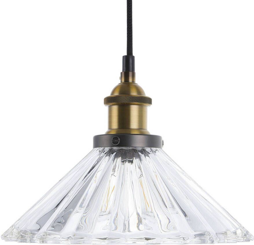 Beliani COLORADO Hanglamp Transparant Glas 24.5x24.5x96 - Foto 1