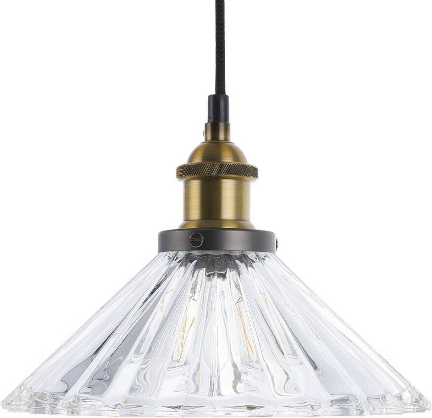 Beliani COLORADO Hanglamp Transparant Glas 24.5x24.5x96