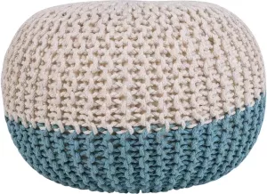 Beliani CONRAD Ottoman Beige Katoen