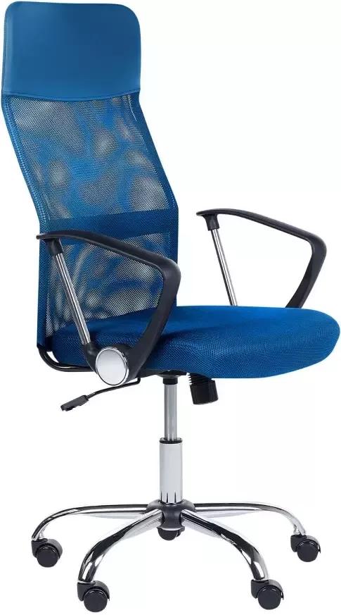 Beliani DESIGN Bureaustoel-Blauw-Mesh