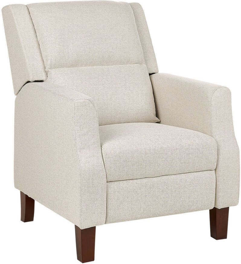 Beliani EGERSUND TV-fauteuil-Donkere houtkleur-Polyester - Foto 1