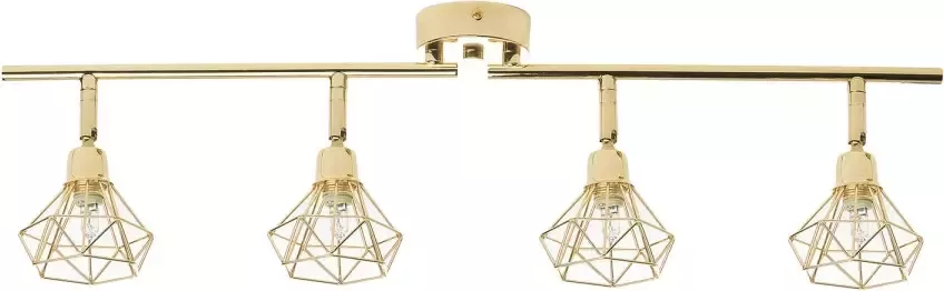 Beliani Erma Plafondlamp-goud-metaal - Foto 2