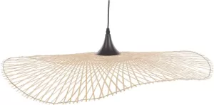 Beliani Floyd Hanglamp-lichte Houtkleur-bamboehout