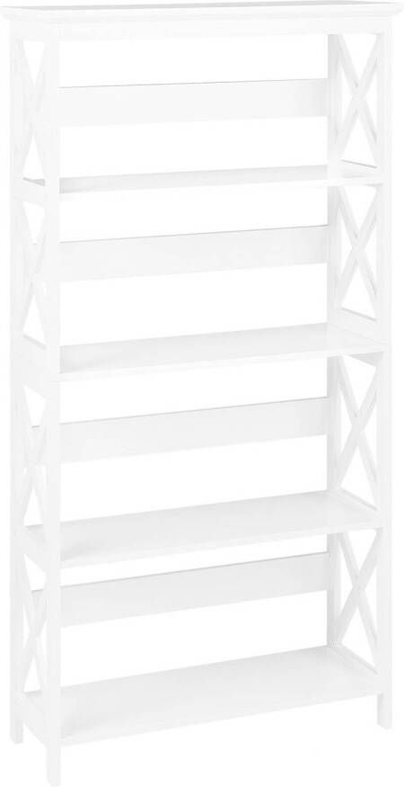 Beliani FOSTER Boekenkast met 4 planken wit