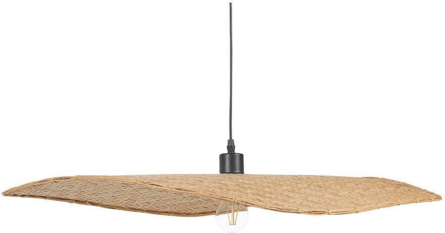 Beliani GALANA Hanglamp Lichte houtkleur Bamboehout