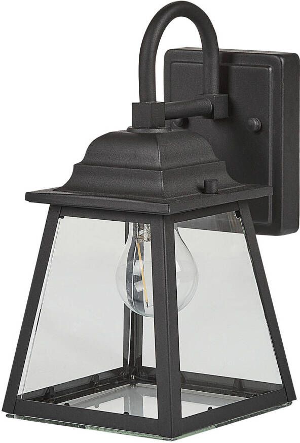 Beliani GARRY Outdoor wandlamp-Zwart-Glas