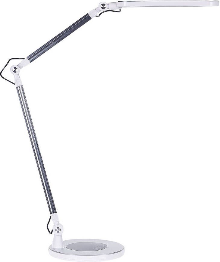Beliani GRUS Bureaulamp-Zilver-Aluminium