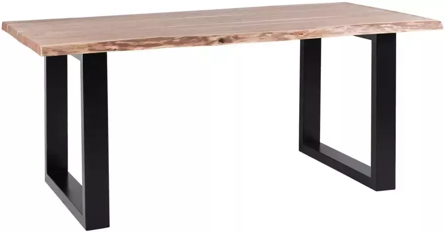 Beliani HEBY Eettafel Lichte houtkleur 95 x 200 cm Acaciahout