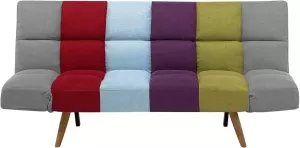 Beliani INGARO Slaapbank 3-zits Multicolor Polyester
