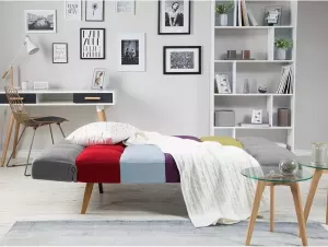 Beliani INGARO Slaapbank 3-zits multicolor Kunststof