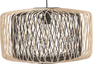 Beliani JAVARI Hanglamp-Lichte houtkleur-Bamboehout