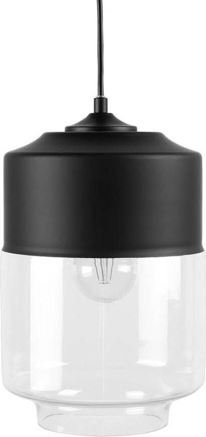 Beliani JURUA Hanglamp-Zwart-Glas