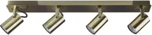 Beliani Klip Plafondlamp-messing-metaal