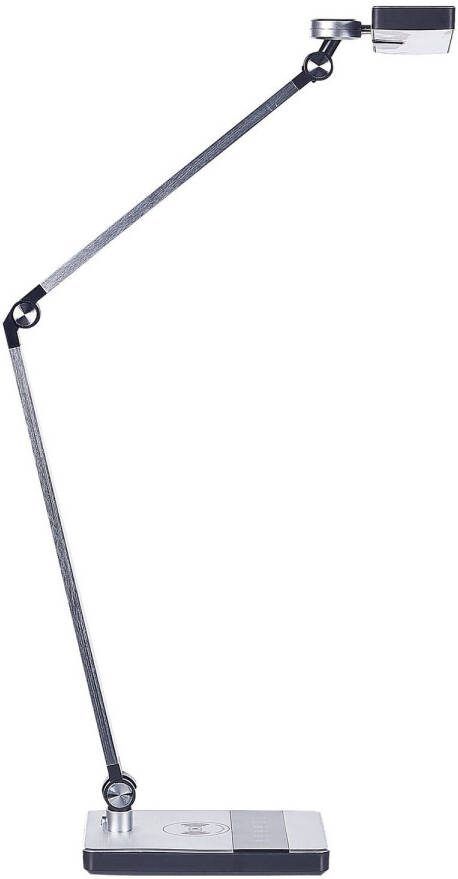 Beliani LACERTA Bureaulamp-Zilver-Aluminium