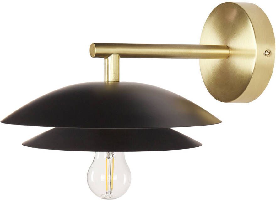 Beliani LASOLO Wandlamp Zwart Metaal