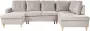 Beliani Lerum Slaapbank-beige-fluweel - Thumbnail 1