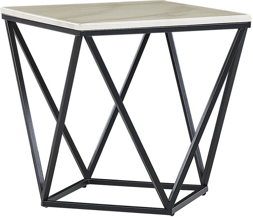Beliani MALIBU Bijzettafel MDF 50 x 50 cm