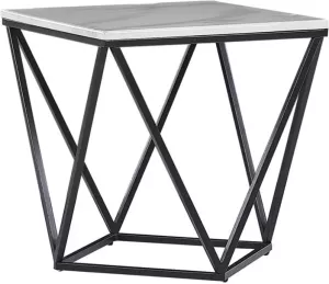 Beliani MALIBU Bijzettafel MDF 50 x 50 cm