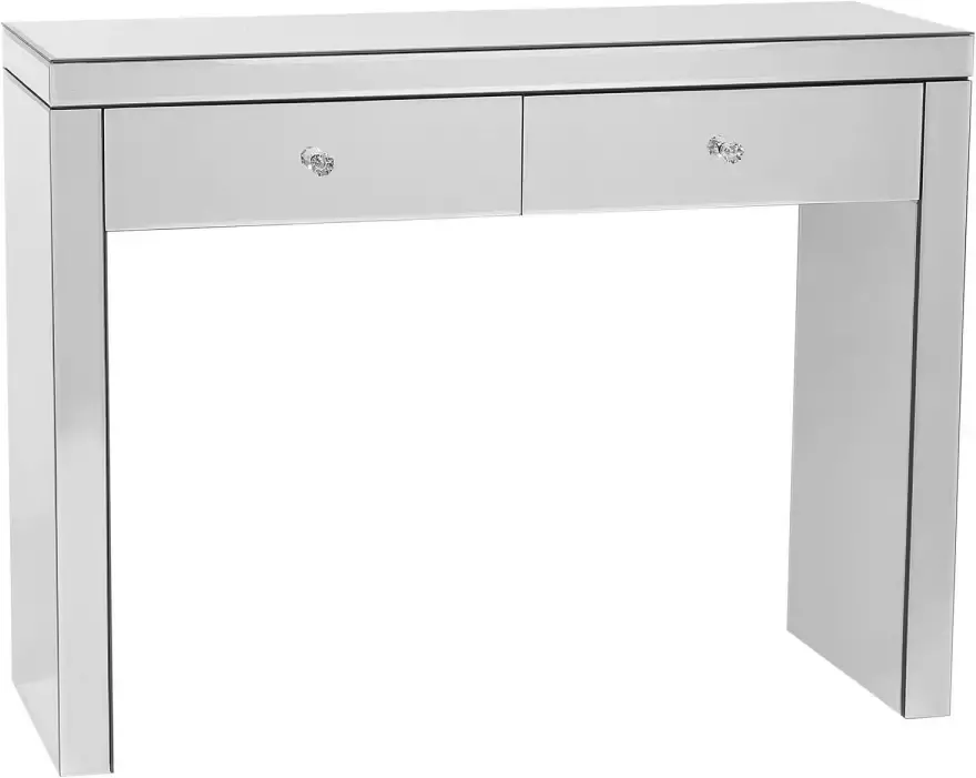 Beliani MARLE Consoletafel-Zilver-Glas