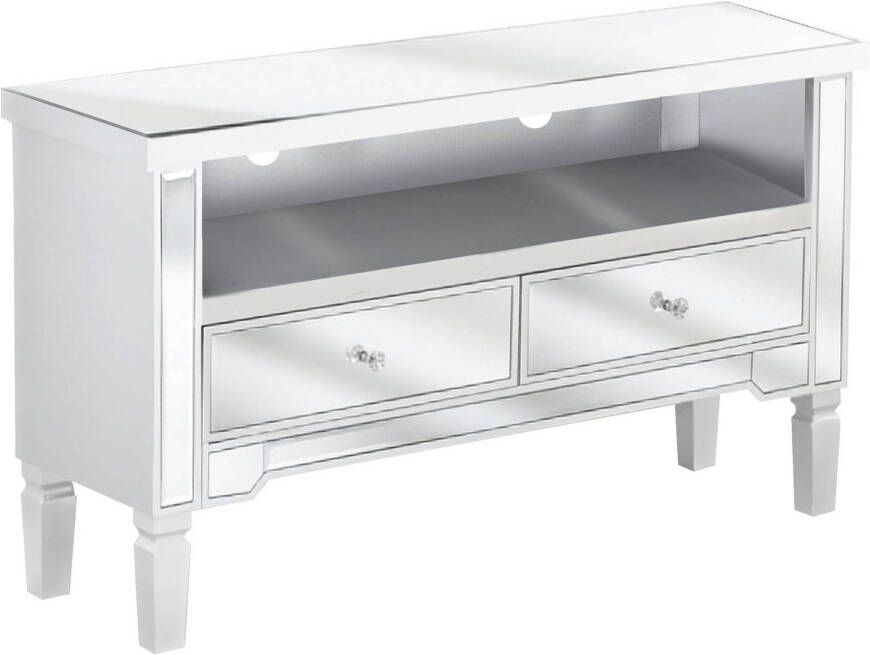 Beliani NICEA TV-meubel-zilver-MDF