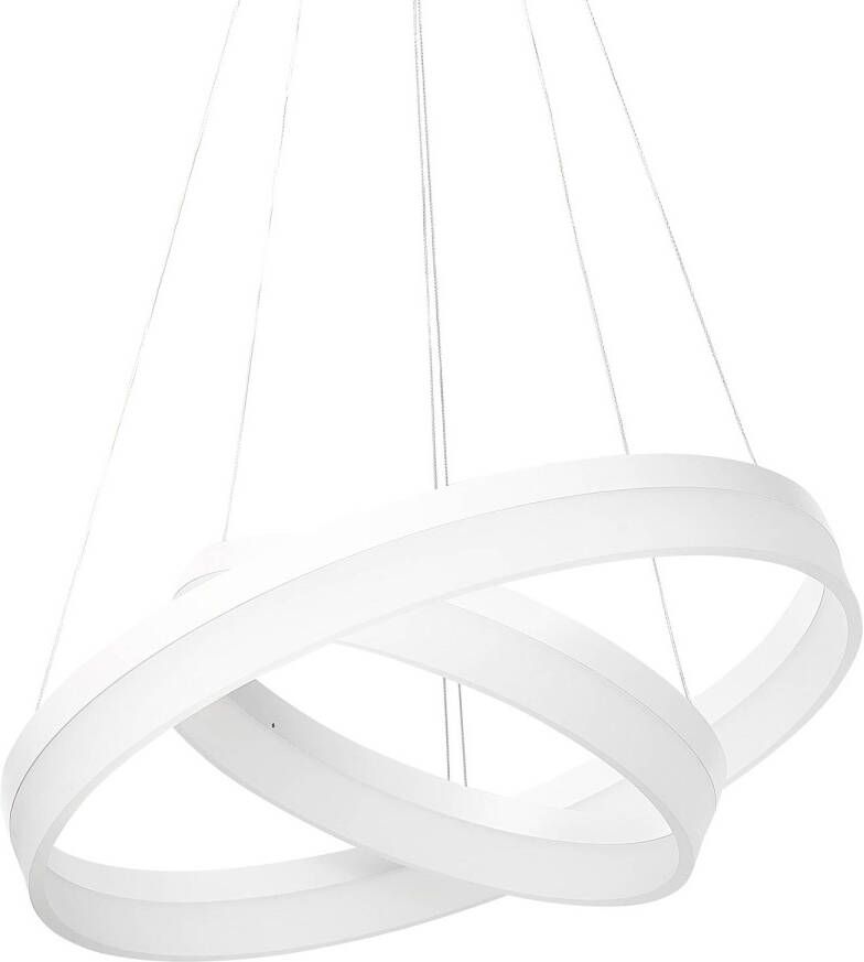 Beliani PUZI Hanglamp-Wit-Aluminium