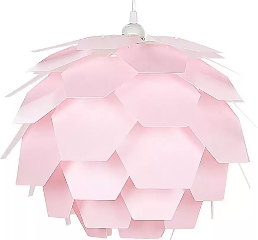 Beliani SEGRE S Kinderlamp Roze Synthetisch materiaal