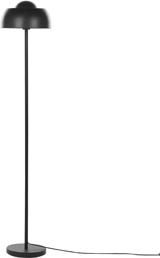 Beliani SENETTE Staande lamp Zwart Staal