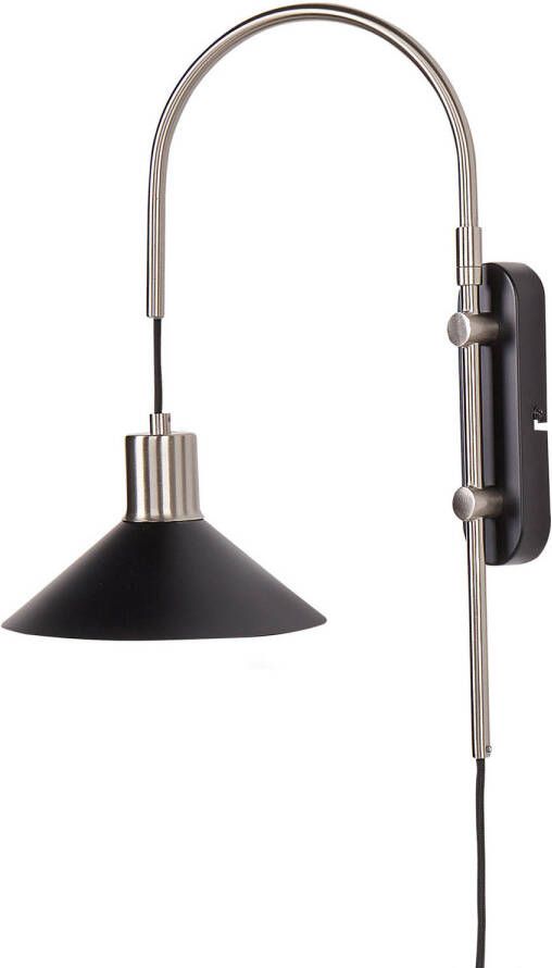 Beliani SISSA Wandlamp Zwart Metaal