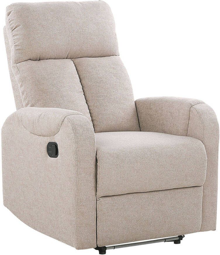Beliani SOMERO TV-fauteuil-Beige-Polyester