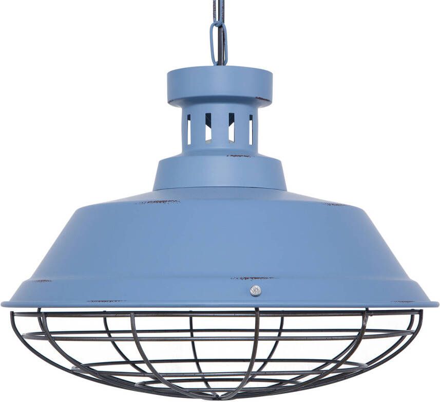 Beliani SORMONNE Hanglamp-Blauw-Metaal