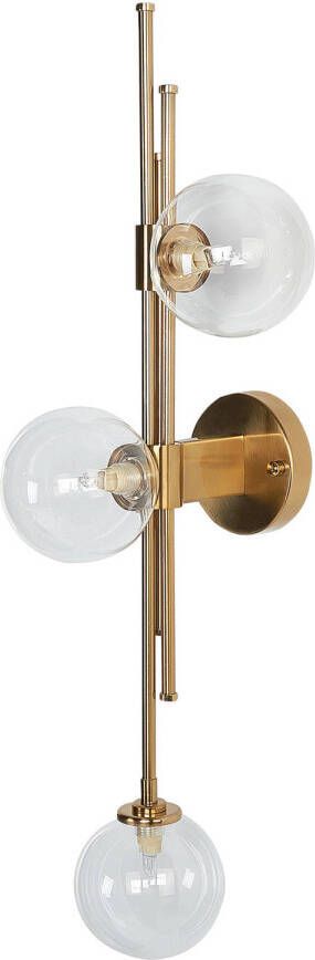 Beliani TULIJA Wandlamp Goud Metaal