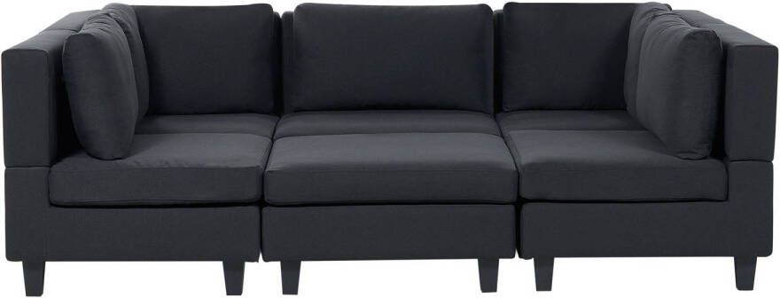 Beliani UNSTAD Modulaire Sofa-Zwart-Polyester - Foto 1