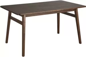 Beliani Ventera Eettafel-donkere Houtkleur-rubberhout