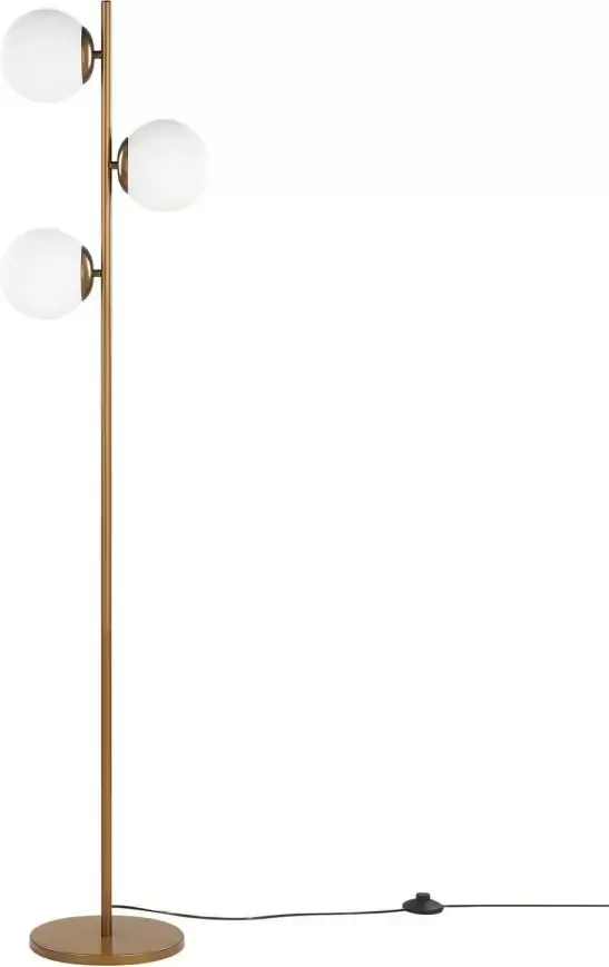 Beliani WADI Staande lamp Goud Metaal