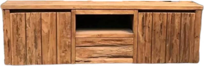 Benoa Bridge 2 Door 1 Drawer TV Cabinet Teak 150 cm
