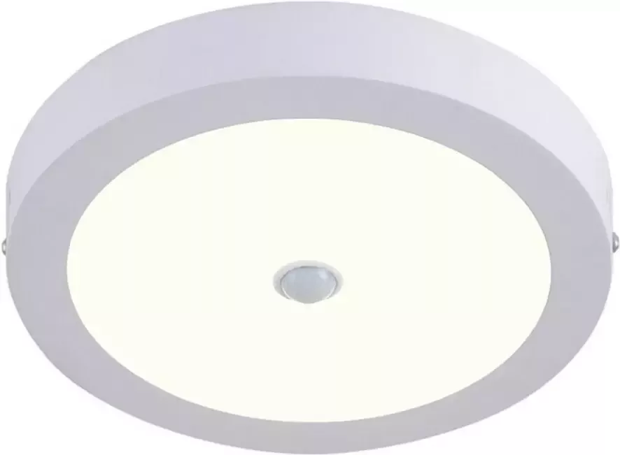 BES LED Downlight Facto Dury PIR Bewegingssensor 360° + Dag en Nacht Sensor 20W Natuurlijk Wit 4000K Opbouw Rond
