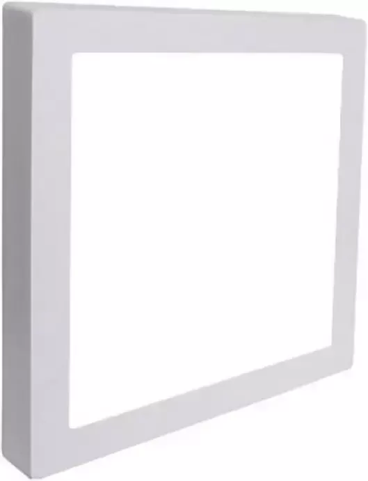 BES LED Downlight Pro Aigi Opbouw Vierkant 12W Helder Koud Wit 6000K Mat Wit 172mm