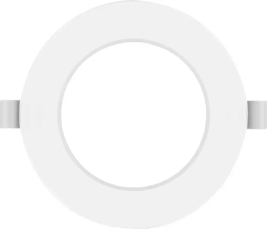 BES LED Downlight Pro Aigi Trinko Inbouw Rond 4W Helder Koud Wit 6500K Mat Wit Kunststof Ø98mm