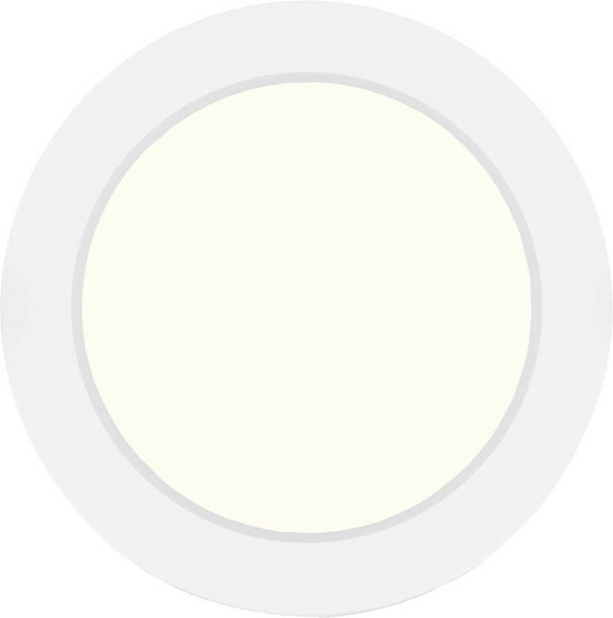 BES LED Downlight Pro Aigi Trinko Opbouw Rond 12W Natuurlijk Wit 4000K Mat Wit Kunststof