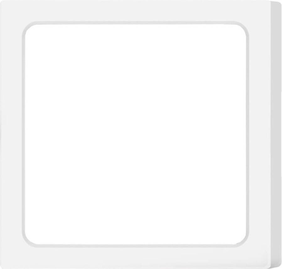 BES LED Downlight Pro Aigi Trinko Opbouw Vierkant 18W Helder Koud Wit 6500K Mat Wit Kunststof