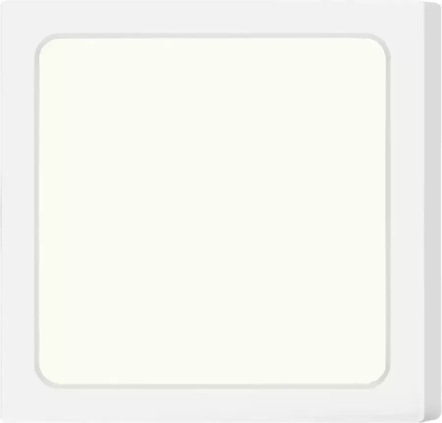 BES LED Downlight Pro Aigi Trinko Opbouw Vierkant 18W Natuurlijk Wit 4000K Mat Wit Kunststof