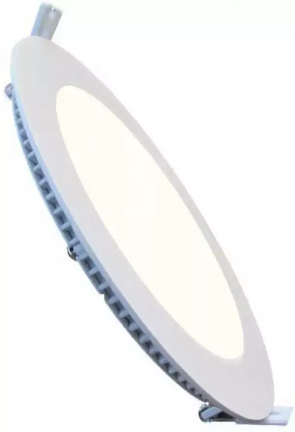 BES LED Downlight Slim Pro Aigi Inbouw Rond 20W Natuurlijk Wit 4000K Mat Wit Ø240mm