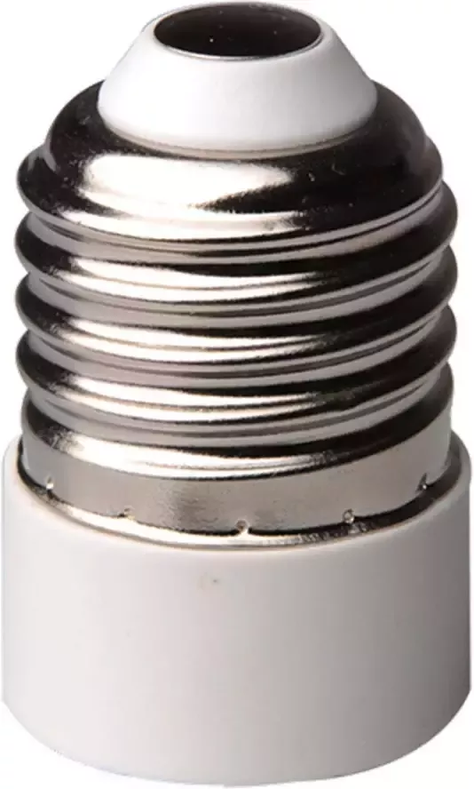 BES LED Omvormer Converter Verloopfitting Aigi Verty E27 naar E14 Wit