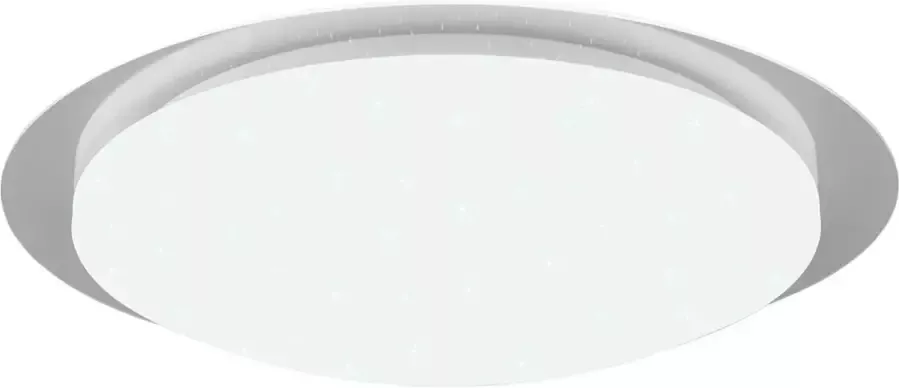 BES LED Plafondlamp Badkamerlamp Trion Frozen 18.5W RGBW Dimbaar Afstandsbediening Sterlicht Rond Mat Wit