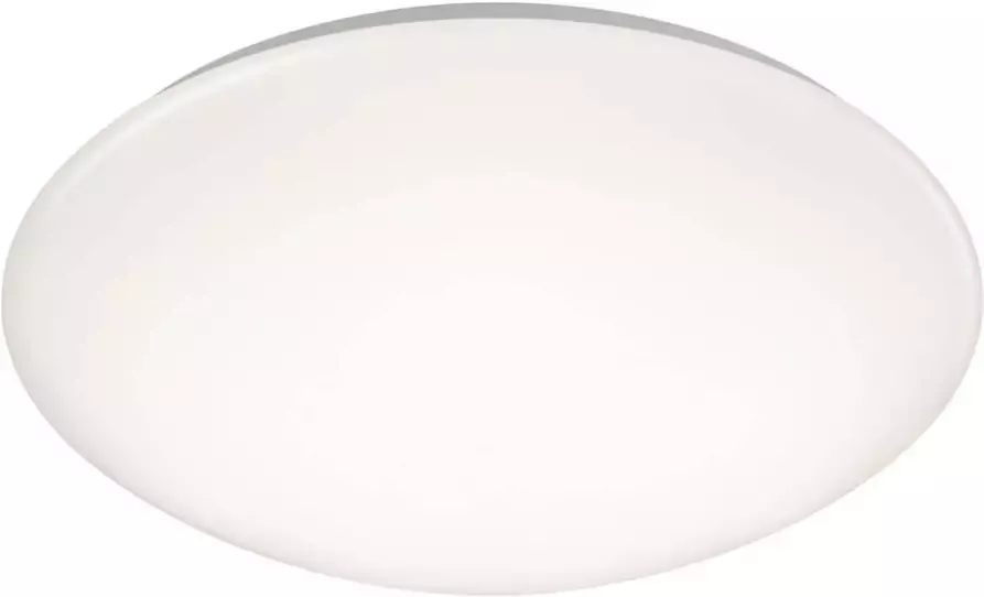 BES LED Plafondlamp Badkamerlamp Trion Puta Opbouw Rond 15W Spatwaterdicht IP44 Warm Wit 3000K Mat Wit Kunststof