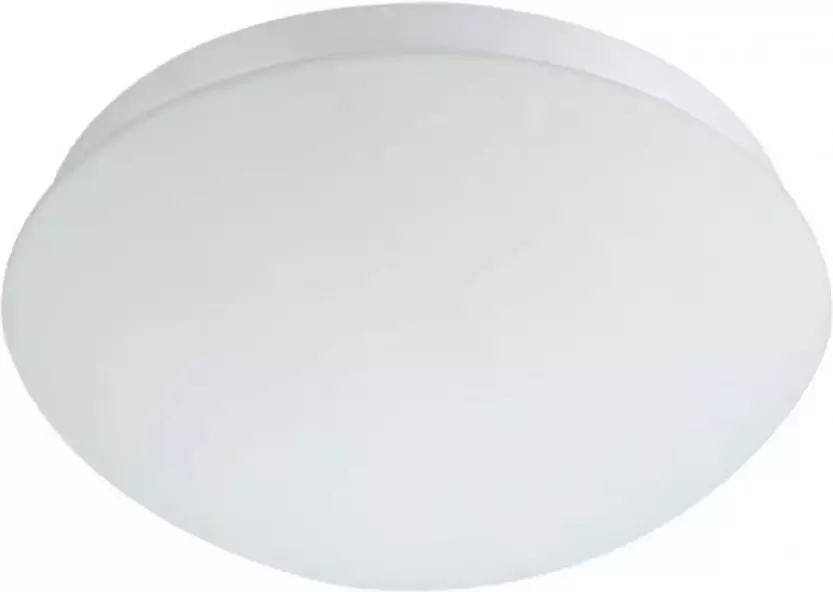 BES LED Plafondlamp met Bewegingssensor 360° Sensor E27 Fitting Opbouw Ovaal Mat Wit Glas