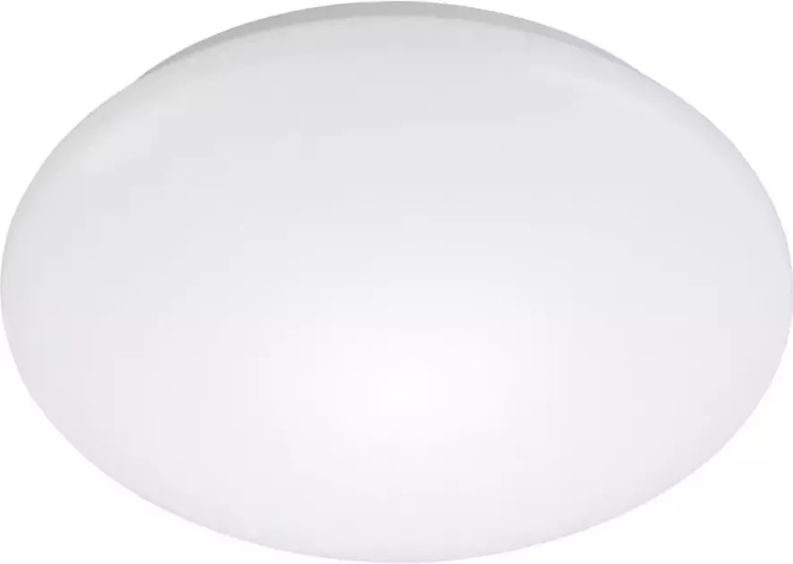 BES LED Plafondlamp met Bewegingssensor Strum 18W Opbouw Rond Natuurlijk Wit 4200K 360° Mat Wit Aluminium