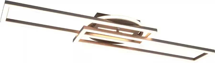 BES LED Plafondlamp Plafondverlichting Trion Tiger 30W Aanpasbare Kleur Afstandsbediening Dimbaar Rechthoek