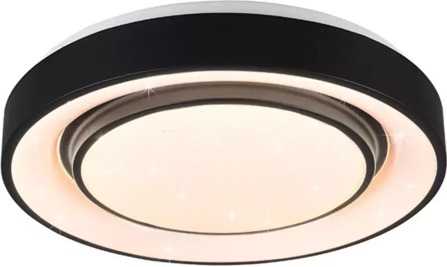 BES LED Plafondlamp WiZ Smart LED Plafondverlichting Trion Monan 20W Aanpasbare Kleur RGBW Dimbaar Rond